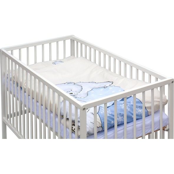 SCARLETT DĚTSKÁ POSTÝLKA S KOMPLETNÍ VÝBAVOU SCARLETT 120 X 60 CM - BARY - DŘEVĚNÉ POSTÝLKY - SPINKÁNÍ