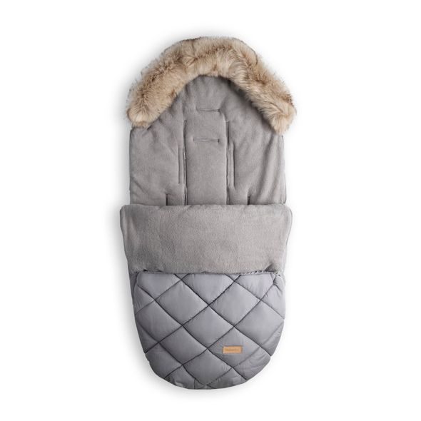 BEZTROSKA FUSAK S KOŽEŠINOU 100CM, GRAY (6-24M)/M - FUSAKY DO KOČÁRKU - KOČÁRKY A PŘÍSLUŠENSTVÍ