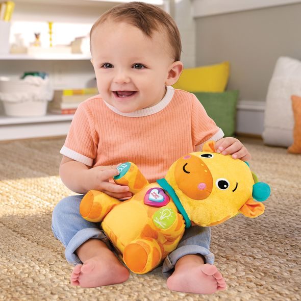 BRIGHT STARTS HRAČKA INTERAKTIVNÍ VZDĚLÁVACÍ CHAT & CUDDLE GIRAFFE™, 6M+ - AKTIVNÍ HRAČKY - PRO DĚTI
