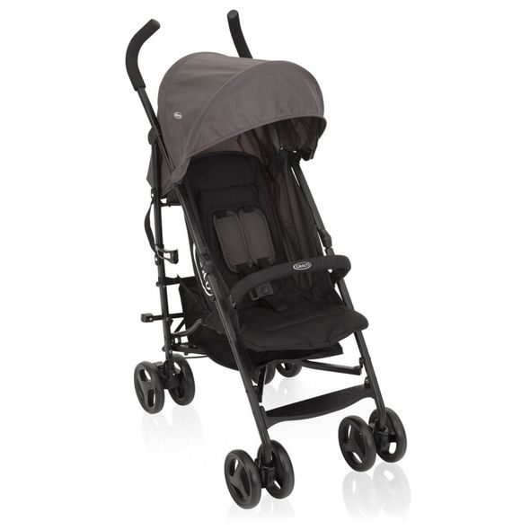 GRACO TRAVELITE BLACK / GREY - GOLFOVÉ KOČÁRKY - KOČÁRKY A PŘÍSLUŠENSTVÍ