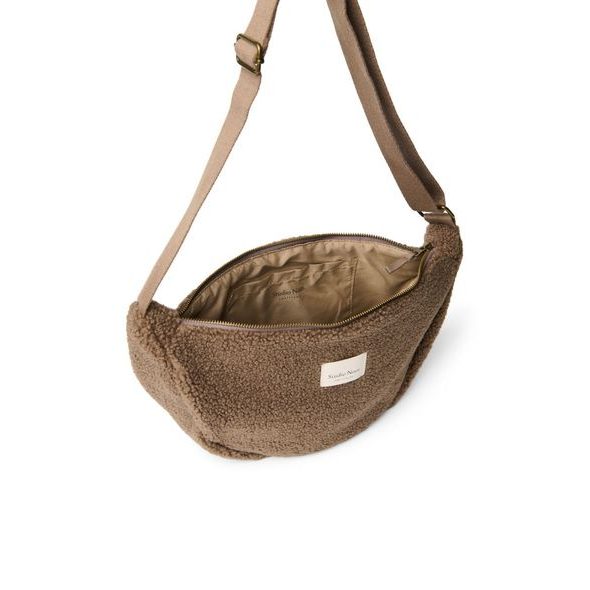 STUDIO NOOS TEDDY ADULT FANNY KABELKA BROWN - ORGANIZÉRY A KOŠÍKY - KOČÁRKY A PŘÍSLUŠENSTVÍ