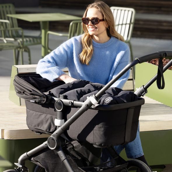 VOKSI EXPLORER BLACK SOLID - FUSAKY DO KOČÁRKU - KOČÁRKY A PŘÍSLUŠENSTVÍ