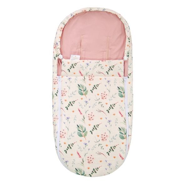 EMITEX NOVOROZENECKÝ FUSAK MUŠELÍN FOREST BLOSSOM - FUSAKY DO AUTOSEDAČKY - AUTOSEDAČKY A PŘÍSLUŠENSTVÍ