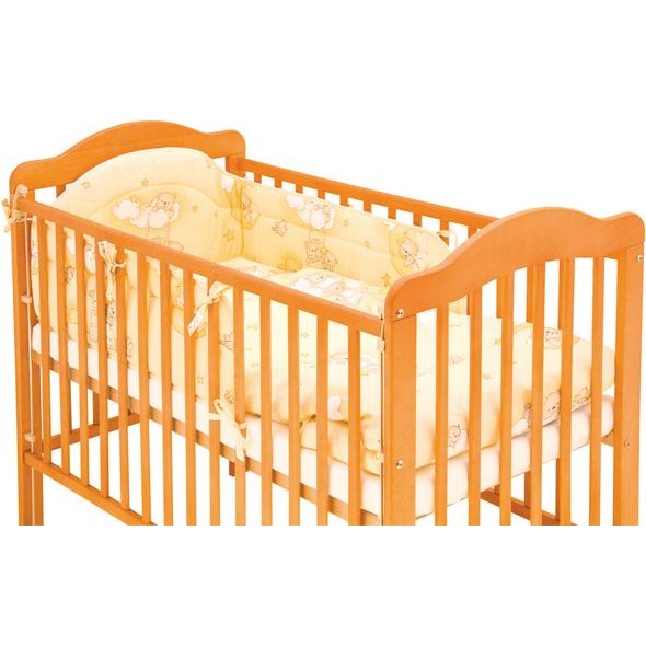 SCARLETT SOUPRAVA DO POSTÝLKY 3-DÍLNÁ MRÁČEK BÉŽOVÁ 90X120CM - POVLEČENÍ DO POSTÝLKY - SPINKÁNÍ