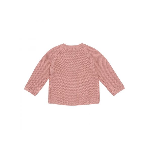 LITTLE DUTCH KARDIGAN PLETENÝ VINTAGE PINK VEL. 68 - KABÁTKY, MIKINKY - PRO DĚTI