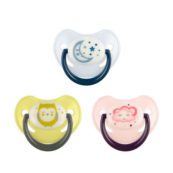 CANPOL BABIES DUDLÍK 18M+ SILIKONOVÝ ANATOMICKÝ NIGHT DREAMS - ŠIDÍTKA A DOPLŇKY - KRMENÍ