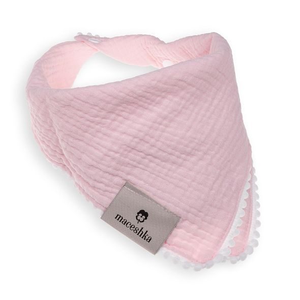 MACESHKA SLINTÁČEK NATURE DVOJITÝ S OZDOBNÝM OKRAJEM - BRYNDÁKY - KRMENÍ