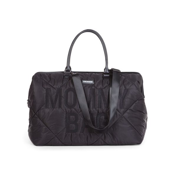 CHILDHOME PŘEBALOVACÍ TAŠKA MOMMY BAG PUFFERED BLACK - PŘEBALOVACÍ TAŠKY - KOČÁRKY A PŘÍSLUŠENSTVÍ