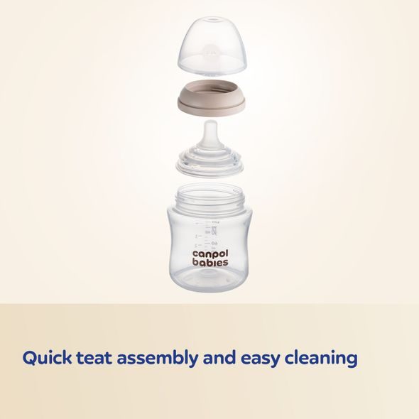 CANPOL BABIES SAVIČKA K LAHVI NATURAL SHAPE 3M+ 2KS - SAVIČKY A PÍTKA - KRMENÍ