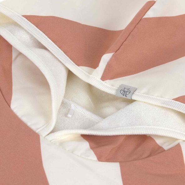 LÄSSIG PONČO STRIPES CLAY/SEA SALT - UV OBLEČENÍ - PRO DĚTI