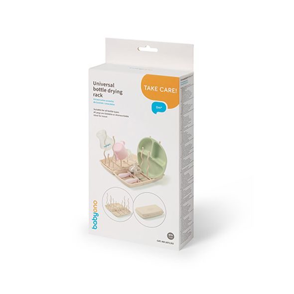 BABYONO STOJAN NA SUŠENÍ KOJENECKÝCH LAHVÍ A DUDLÍKŮ BÉŽOVÝ - ODKAPÁVAČE - KRMENÍ