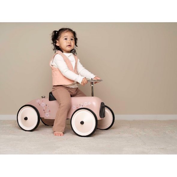 LITTLE DUTCH ODRÁŽEDLO RETRO AUTO PINK - DĚTSKÁ ODRÁŽEDLA - PRO DĚTI