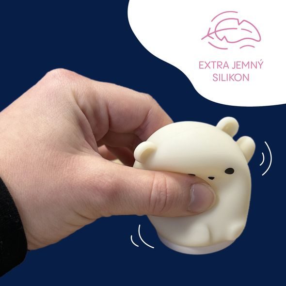 ZOPA SILIKONOVÉ ZÁVĚSNÉ LED SVĚTÝLKO - NOČNÍ SVĚTLA - SPINKÁNÍ