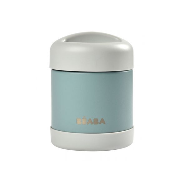 BEABA TERMOSKA NA JÍDLO 300ML BLUE - TERMOOBALY A TERMOSKY - KRMENÍ