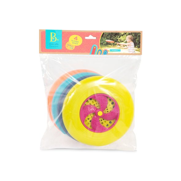 B-TOYS LÉTAJÍCÍ TALÍŘ FRISBEE DISC-OH! 4 KS - ZAHRADNÍ HRY - PRO DĚTI