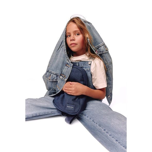 STUDIO NOOS DENIM MINI BACKPACK - BATŮŽEK | DARK BLUE - BATOHY A TAŠKY - PRO DĚTI