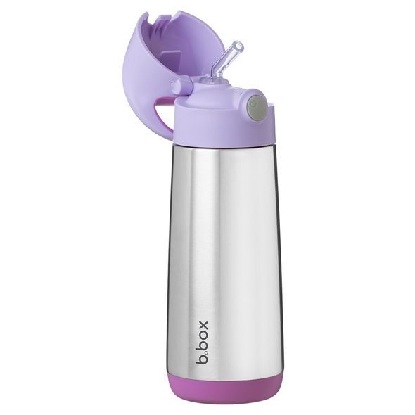 B.BOX TERMOSKA NA PITÍ S BRČKEM 500 ML - SUGAR PLUM - TERMOOBALY A TERMOSKY - KRMENÍ