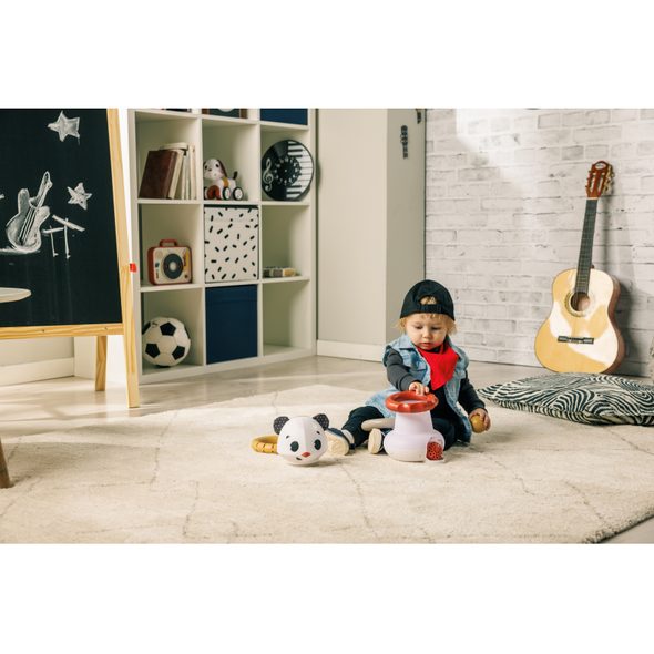 TINY LOVE HUDEBNÍ PYRAMIDA S KROUŽKY TINY ROCKERS PANDA - MOTORICKÉ A HUDEBNÍ - PRO DĚTI