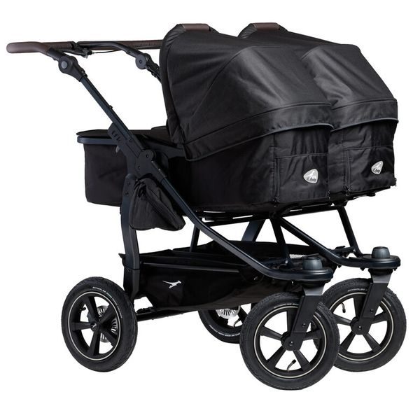 TFK TFK SET DUO2 FRAME 2025 - AIR WHEEL CARRYCOT + SEAT BLACK - KOČÁRKY PRO DVOJČATA - KOČÁRKY A PŘÍSLUŠENSTVÍ