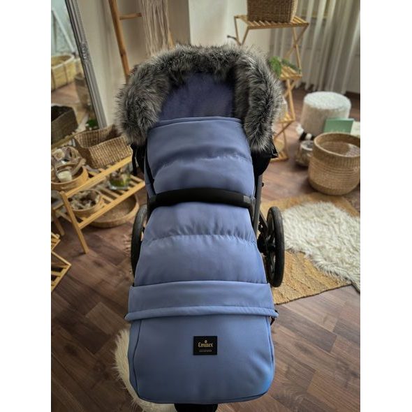 EMITEX FUSAK COMBI SOFT BLUE - FUSAKY DO KOČÁRKU - KOČÁRKY A PŘÍSLUŠENSTVÍ