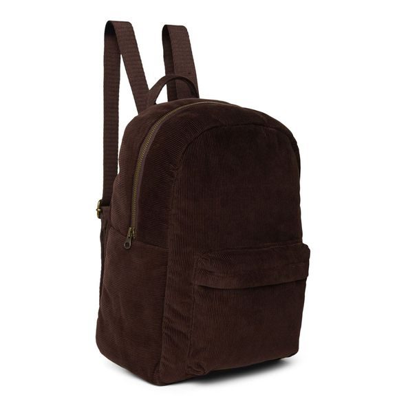 STUDIO NOOS RIB PUFFY MIDI BACKPACK - BATŮŽEK DARK BROWN - BATOHY A TAŠKY - PRO DĚTI