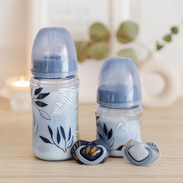 CANPOL BABIES DUDLÍK SILIKONOVÝ SYMETRICKÝ LIGHT TOUCH GOLD 6-18M 2KS MODRÝ - ŠIDÍTKA A DOPLŇKY - KRMENÍ