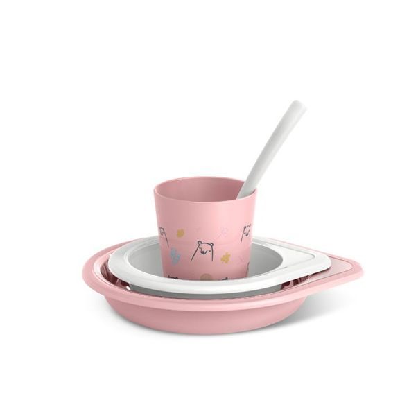 SUAVINEX JÍDELNÍ SET BEAR +6 M - MISKY, TALÍŘKY A PODLOŽKY - KRMENÍ