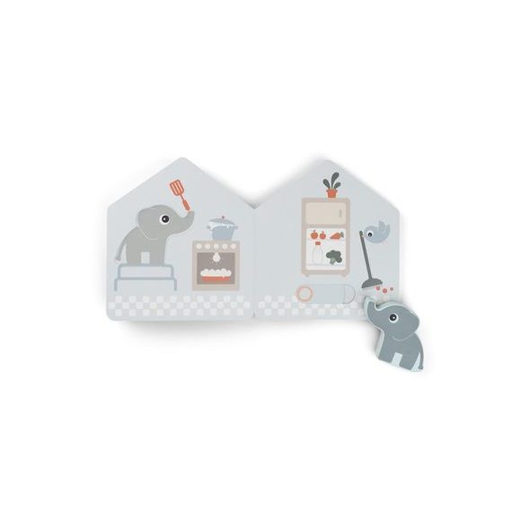 DONE BY DEER AKTIVNÍ KNÍŽKA ELPEE DOMEČEK - KNÍŽKY PRO NEJMENŠÍ - PRO DĚTI