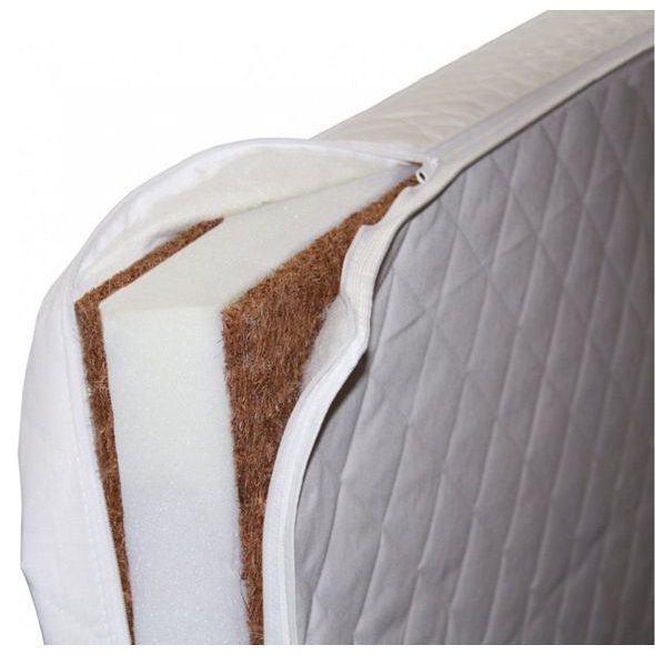 SCARLETT MATRACE NELA KOKOS-PUR PĚNA-KOKOS 120X60X8CM - MATRACE DO POSTÝLKY - SPINKÁNÍ
