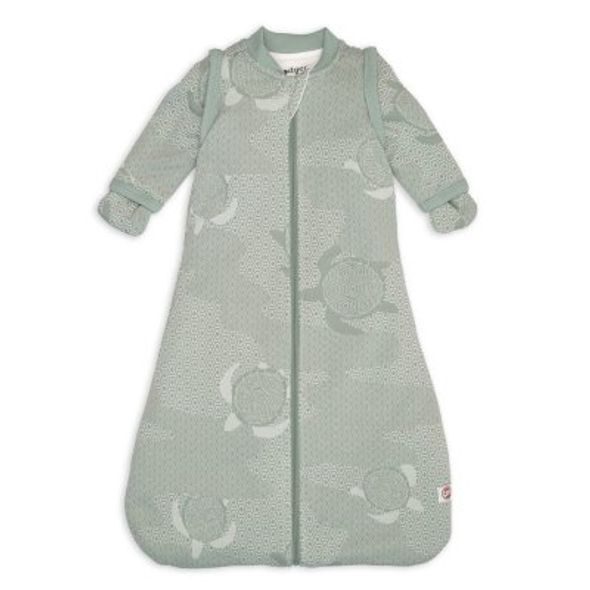 LODGER SPACÍ PYTEL S RUKÁVY MATCHA SILK VEL. 50/62 - SPACÍ PYTLE - SPINKÁNÍ