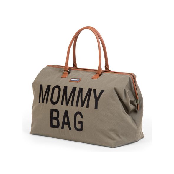 CHILDHOME PŘEBALOVACÍ TAŠKA MOMMY BAG CANVAS KHAKI - PŘEBALOVACÍ TAŠKY - KOČÁRKY A PŘÍSLUŠENSTVÍ