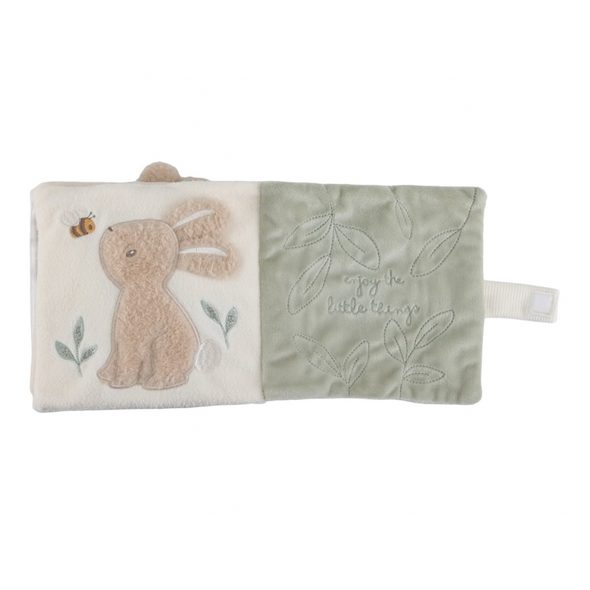 LITTLE DUTCH TEXTILNÍ KNÍŽKA S AKTIVITAMI NEWBORN NATURALS - FARMA - PRO DĚTI