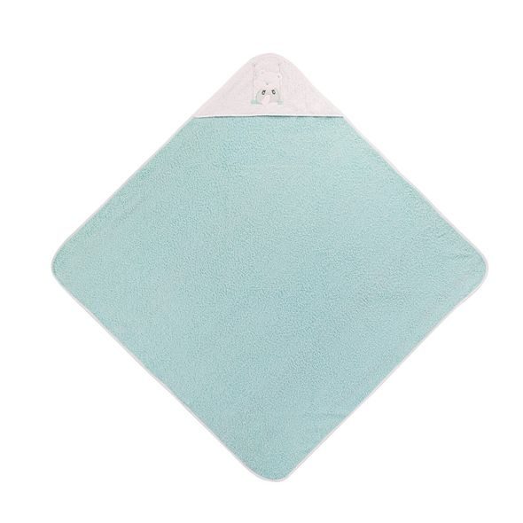 INTERBABY OSUŠKA FROTÉ MEDVÍDEK NA HOUPAČCE ZELENÁ - OSUŠKY A DĚTSKÉ ŽUPANY - KOUPÁNÍ A ZDRAVÍ