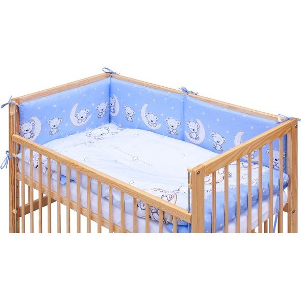 SCARLETT DĚTSKÁ POSTÝLKA SE STAHOVACÍ BOČNICÍ - PŘÍRODNÍ ECO - 120X60 CM S KOMPLETNÍ VÝBAVOU TORO BÉŽOVÁ - DŘEVĚNÉ POSTÝLKY - SPINKÁNÍ