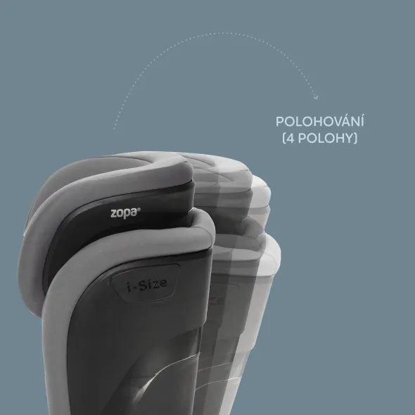 ZOPA AUTOSEDAČKA MATRIX S I-SIZE - AUTOSEDAČKY 15-36KG - AUTOSEDAČKY A PŘÍSLUŠENSTVÍ