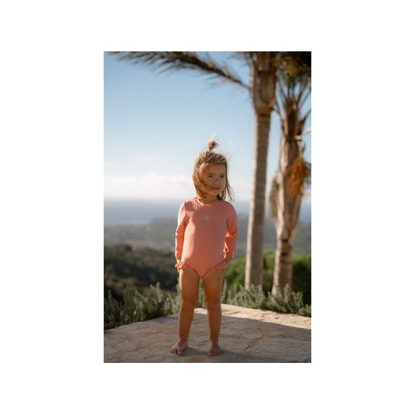 LITTLE DUTCH PLAVKY DLOUHÝ RUKÁV SUNNY FLOWERS ROUGE VEL. 86/92 - KOJENECKÉ PLAVKY - KOUPÁNÍ A ZDRAVÍ