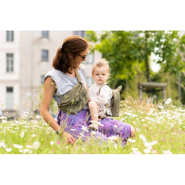 CHILDHOME LEDVINKA ON THE GO CANVAS KHAKI - LEDVINKY - KOČÁRKY A PŘÍSLUŠENSTVÍ
