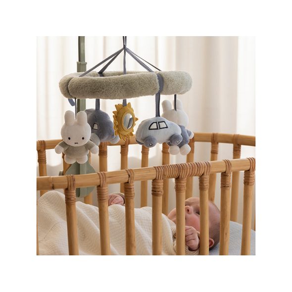 LITTLE DUTCH HUDEBNÍ KOLOTOČ MIFFY FLUFFY BLUE - KOLOTOČE NA POSTÝLKU - PRO DĚTI