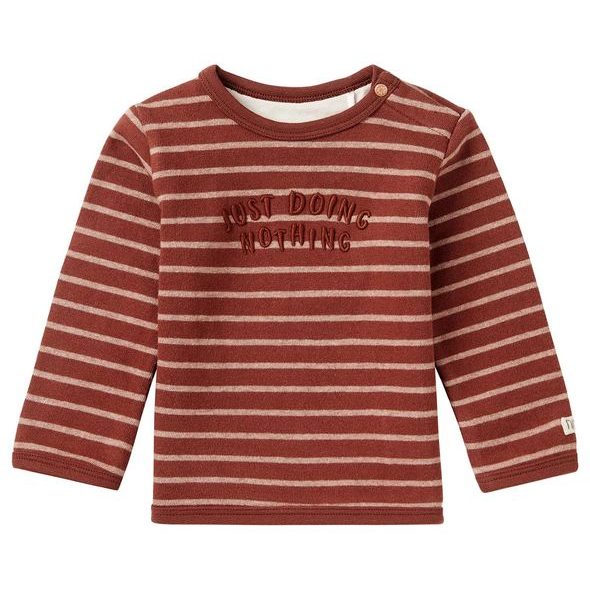 NOPPIES SWEATER HOBHOUSE MAHOGANEY - KABÁTKY, MIKINKY - PRO DĚTI