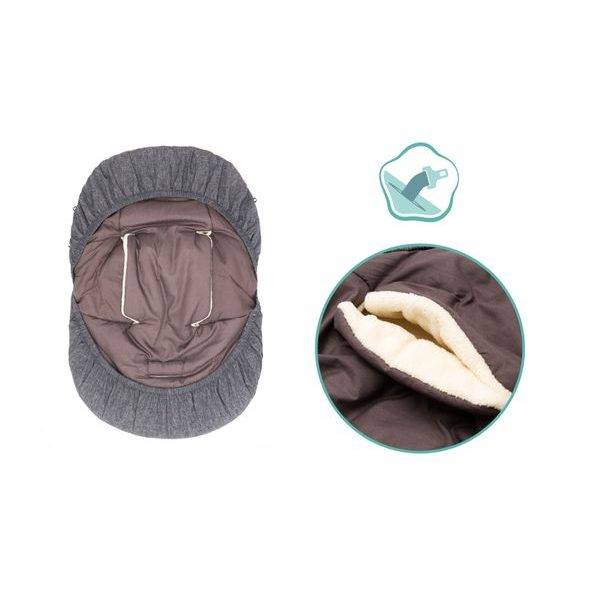 FILLIKID FUSAK ZIMNÍ SELLA GR.0 GREY MELANGE - FUSAKY DO KOČÁRKU - KOČÁRKY A PŘÍSLUŠENSTVÍ