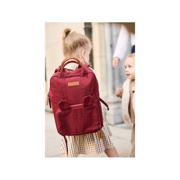 CHILDHOME DĚTSKÝ BATOH MINI CLUB SIGNATURE BURGUNDY - BATOHY A TAŠKY - PRO DĚTI