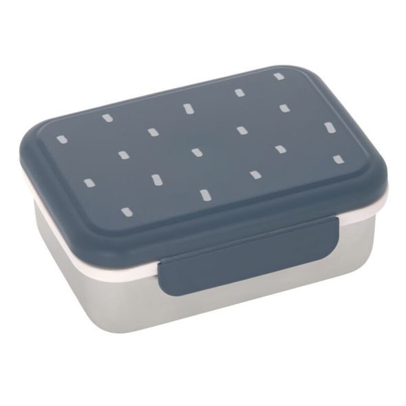 LÄSSIG LUNCHBOX STAINLESS STEEL HAPPY PRINTS MIDNIGHT BLUE - KRABIČKY NA SVAČINU - KRMENÍ