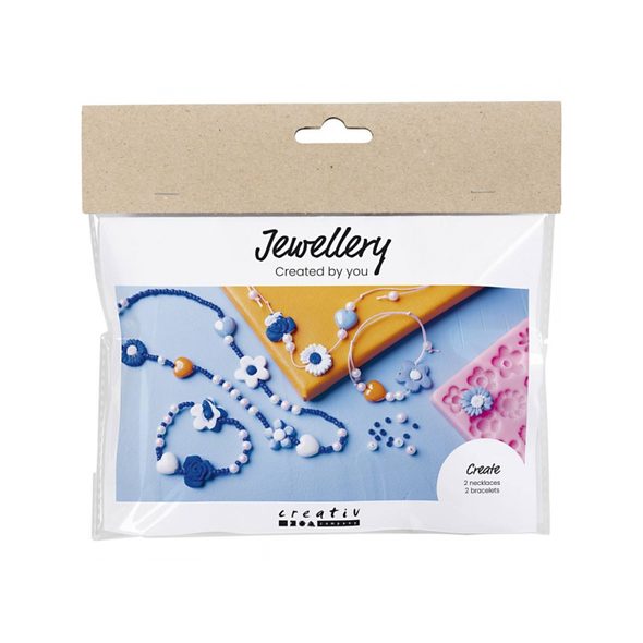 CREATIV COMPANY KREATIVNÍ SADA MINI CRAFT KIT JEWELLERY FLOWERS - NAVLÉKÁNÍ - PRO DĚTI