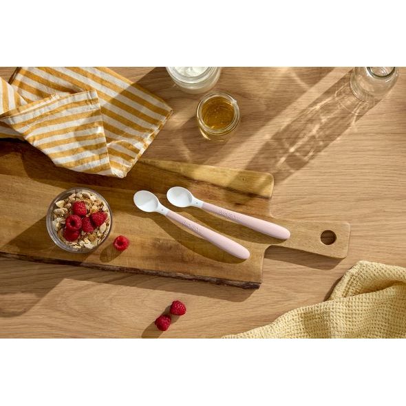 BABYBJORN BABYBJORN LŽIČKY NA KRMENÍ 2 KS, SVĚTLE ŠEDÉ - LŽIČKY A PŘÍBORY - KRMENÍ