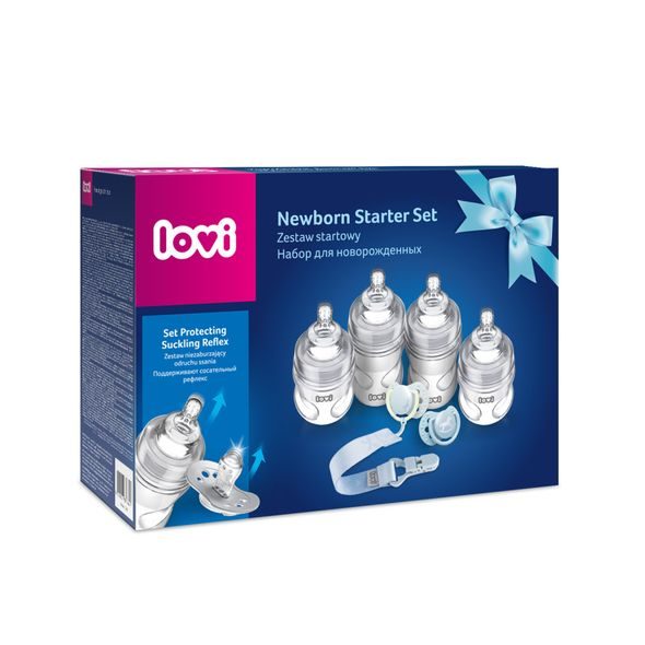 LOVI NOVOROZENECKÁ STARTOVACÍ SADA BABY SHOWER KLUK - KOJENECKÉ LAHVE - KRMENÍ