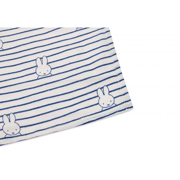 JOLLEIN PLENY ZAVINOVACÍ 2KS 115X115 CM MIFFY STRIPE NAVY - LÁTKOVÉ PLENY ALL IN ONE - PŘEBALOVÁNÍ