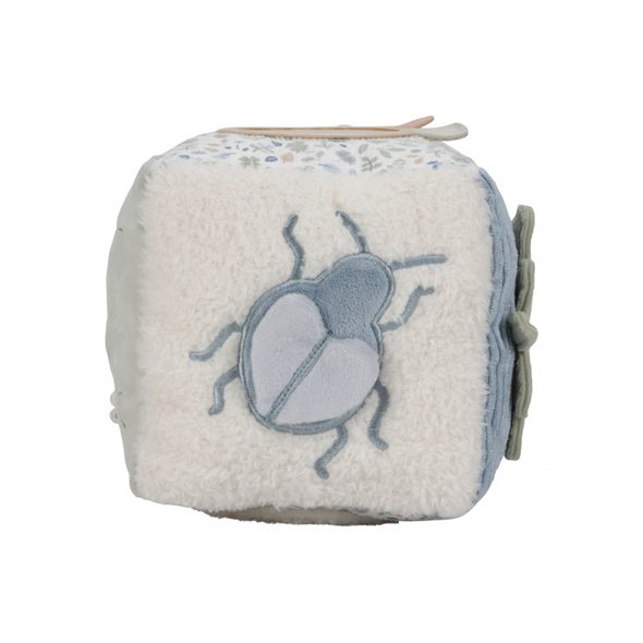 LITTLE DUTCH KOSTKA TEXTILNÍ S AKTIVITAMI KRÁLÍČEK MIFFY LUCKY LEAVES - MIFFY - PRO DĚTI