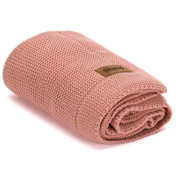 FILLIKID PLETENÁ DĚTSKÁ DEKA KNIT ROSE - DĚTSKÉ DEKY PRO MIMINKA - SPINKÁNÍ