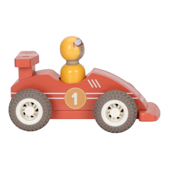 LITTLE DUTCH ZÁVODNÍ AUTÍČKA NA SETRVAČNÍK DŘEVĚNÁ - LITTLE DUTCH - PRO DĚTI