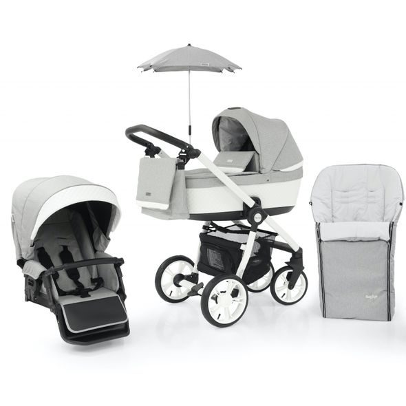 BABYSTYLE PRESTIGE3 ACTIVE (WHITE/ BLACK) 6V1 FROST 2021 - KOMBINACE S PŘÍSLUŠENSTVÍM - KOČÁRKY A PŘÍSLUŠENSTVÍ